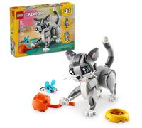 LEGO Creator 3 en 1 - Juguete para gatos juguetones - Juguete de construcci n con 3 opciones de construcci n: gato, perro o paloma - Figuras de a