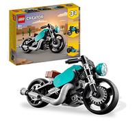 LEGO Creator 3-en-1 Moto Clásica, Bici Callejera o Coche Dragster, Vehículos de Juguete para Niños y Niñas Pequeños, Idea de Regalo, Juego Creativo 31135