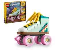 Lego Creator 3 en 1 Patín Retro de Juguete Convertible en Mini Monopatín o Radiocasete - Regalo Creativo para Niñas y Niños Skaters de 8+ Años 31148