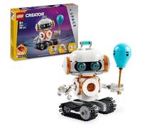 LEGO Creator 3 en 1 Robot Espacial Transformable en Maqueta de Cohete de Juguete y Figura de Perro, Juego de Ciencia, Regalo para Niños y Niñas de 8 Años o Más 31164