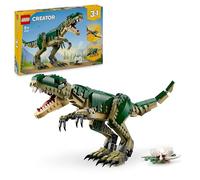 LEGO Creator 3 en 1 T. Rex Convertible en Triceratops o Pterodáctilo de Juguete, Figuras de Dinosaurios, Juego de Naturaleza y Paleontología como Regalo para Niños y Niñas de 9 Años o Más 31151