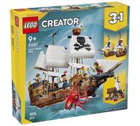 LEGO Creator 3 IN 1 Icónico Barco Pirata Set 31171 Castillo Doble 5 Minifiguras
