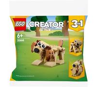 LEGO Creator 30666 - Juego de 75 piezas de animales de regalo, perro, oso, ardilla, 3 en 1