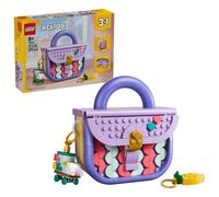 LEGO Creator 3en1 Bolso de Diseño Artístico con Compartimento - Transformable en Maleta de Juguete o Caja Almacenable - Decoración del Dormitorio - Regalo para Niñas y Niños de 8+ Años - 31391