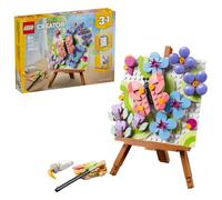 LEGO Creator 3en1 Pintura Decorativa de Arte Floral - Juguete de Construcción Transformable en Marco de Fotos y Cuadro de Flamenco - Decoración Floral - Regalo para Niñas y Niños de 8+ Años - 31390