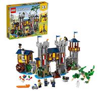 LEGO Creator 3in1 Medieval Castle 31120 Building Kit; Castle with Moat and Drawbridge, Plus 3 Minifigures; New 2021 (1,426 Pieces)