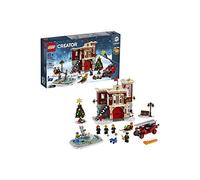 LEGO Creator Expert - Parque de bomberos navideño, divertido juguete de construcción con edificio (10263)