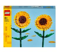 LEGO Botanicals Girasoles Kit de Maqueta de Flores Artificiales Amarillas - Accesorio de Dormitorio y Decoración Floral para el Hogar - Regalo para Niñas, Niños de 8+ Años y Adolescentes 40524