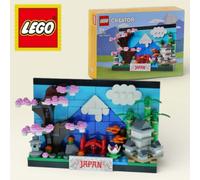 LEGO Creator Japón Postal 40713 Con 262 Piezas Montaje Fuji Display Model