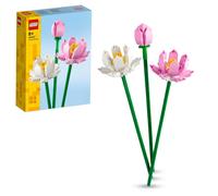 LEGO Creator Lotus Flowers Set, Bouquet Building Kit for Girls, Boys and Flower