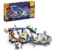 LEGO 31142 Creator 3en1 Montaña Rusa Espacial, Torre de Caída Libre o Tiovivo