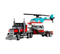 LEGO Creator - Camión plataforma con helicóptero - 31146