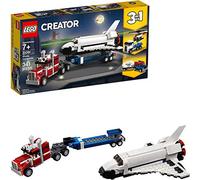 LEGO Creator - Transporte de la Lanzadera, Juguete de construcción 3 en 1 con nave espacial, se convierte en caravana (31091) , color/modelo surtido