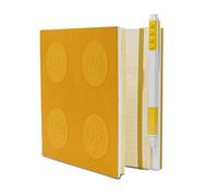 LEGO Cuaderno con Boli Gel Amarillo | Tapa dura, escuela, universidad, oficina