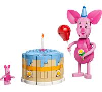 LEGO | Disney Cumpleaños de Piglet - Juguete de Construcción con Figura Animal, Tarta de Cumpleaños y Minifigura Coleccionable - Decoracion de Winnie The Pooh - Regalo para Niñas de 9+ Años - 43305