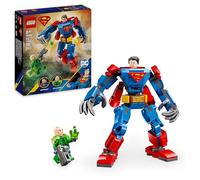 LEGO DC Armadura Robótica de Superman vs. Lex Luthor Juguete de Superhéroes con Minifiguras para el Juego de rol de Batallas, Regalo para Niños y Niñas de 6 Años o Más 76302