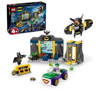 Lego DC Batman: The Batcave with Batman, Batgirl & The Joker, Divertido Juguete de superhéroe, Regalo para niños a Partir de 4 años con Figuras de acción de Batman, 76272