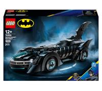 LEGO DC Batman Batmóvil de Batman Forever - Coche de Superhéroe de Juguete y Minifigura - Habitáculo Que se Abre e Interior Detallado - Regalo para Niños y Chicos de 12+ Años 76304