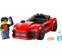 LEGO City Deportivo Rojo Coche de Juguete con Minifigura, Juguetes Montessori con Vehículo Superdeportivo Coleccionable, Regalo de Cumpleaños para Niños y Niñas de 5 Años o Más 60448