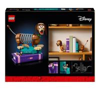 LEGO | Disney y Pixar Toy Story: Sujetalibros de Slinky - Maquetas para Adultos de Dachshund - Decoración de la Estantería - Minifigura de Woody y Figura de Perro Salchicha - Regalo para Fans - 43301