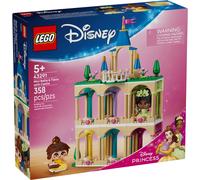 LEGO | Princesas Disney Mini Bella y Tiana con Castillo de Juguete - 2 Mini Muñecas Coleccionables con Accesorios - Expositor de Figuras - Regalo de Cumpleaños para Niñas de 5+ Años y Fans - 43291