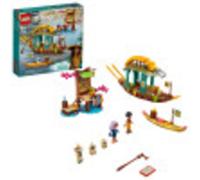 LEGO Disney Bouns Boat 43185 Kit de construccin; un kit de construccin de juguetes imaginativo; Lo mejor para nios que les gusta explorar el mundo