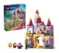 LEGO | Princesas Disney Castillo Encantado de Bella y Bestia de Juguete - 2 Mini Muñecos y Figuras de Lumière y DIN Don - Regalo para Niñas de 5+ Años y Fans de la Bella y la Bestia - 43289