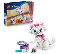 LEGO | Disney Los Aristogatos: Adorable Marie - Gato de Juguete - Figura Articulada de Animal con Lazo de Tela y Accesorios - Decoración del Dormitorio - Regalo para Niñas de 7+ Años y Fans - 43286