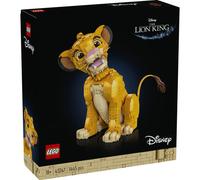 LEGO | Disney El Rey León: Simba Joven Maqueta para Adultos, Regalo para Mujeres y Hombres, Figura de Animal Coleccionable, Actividad Creativa, Decoración para el Hogar y Oficina 43247