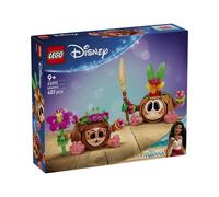 LEGO | Disney Vaiana Kakamoras - Juguete de Construcción con 2 Figuras de Cocos y Flores Artificiales para la Decoración de la Habitación - Regalo para Niñas de 9+ Años y Fans de la Película - 43293