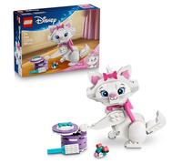 LEGO | Disney Los Aristogatos: Adorable Marie - Gato de Juguete - Figura Articulada de Animal con Lazo de Tela y Accesorios - Decoración del Dormitorio - Regalo para Niñas de 7+ Años y Fans - 43286