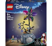 LEGO Disney Maceta de Sally 43288 | Juguetes para niñas de 9+ años, decoración del dormitorio con 2 flores artificiales y gato, regalo de cumpleaños, 346 piezas