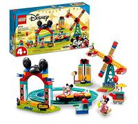 LEGO Disney Mickey and Friends - Mickey, Minnie y Goofy's Fairground Fun 10778 - Juego de juguetes de construcción para niños preescolares, niñas y niños a partir de 4 años (184 piezas)
