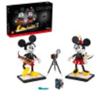 Lego Disney Mickey Mouse & Minnie Mouse Buildable Characters (43179), Classic-Style Mickey Mouse Collectible Adult Building Kit, New 2021 (1,739 Pieces)