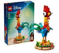 LEGO | Disney Vaiana 2 Heihei Juguete de Construcción - Figura Articulada de Animal con Cabeza Giratoria, Alas Móviles y Plumas en la Cola con Base de Exposición - Regalo para Niñas de 9+ Años 43272