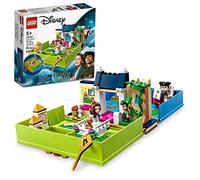 LEGO Disney Peter Pan & Wendy's Storybook Adventure 43220 - Juego portátil con micro muñecas y barco pirata, juguete de viaje para niños a partir de 5 años