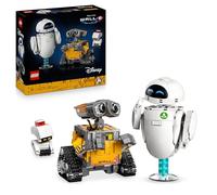 LEGO | Disney Pixar Wall-E y Eve - Kit de Maquetas para Adultos - Robots de Ladrillos con Figuras de M-O y HAL - Decoración para el Hogar - Regalo Coleccionable para Fans de la Película 43279