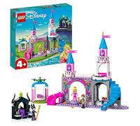 LEGO Disney Princesas Castillo de Aurora, Mini Muñecas de La Bella Durmiente, Philip y Maléfica, Juguete de Construcción para Niñas y Niños de 4 Años o Más 43211