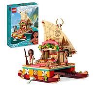 LEGO Disney Princess Barco Aventurero de Vaiana de Juguete, Catamarán con Mini Muñecas y Delfín, Juguetes de Construcción para Niñas y Niños de 6 Años o Más 43210