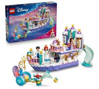 LEGO | Princesas Disney Barco de la Boda Real de Ariel - Juguete de La Sirenita con 7 Figuras Inc. Ariel y Sebastián - Decoración del Dormitorio - Regalo para Niñas de 6+ Años y Fans - 43299