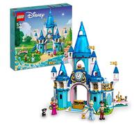 LEGO Disney Princess Castillo de Cenicienta y el Príncipe, Casa de Muñecas, Juguete de Construcción para Niñas y Niños de 5 Años o Más 43206