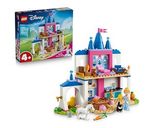 LEGO Disney Princess Castillo de Cenicienta y Sus Amigos Animales 43283 | Juguetes para niños y niñas de 4+ años, juego educativo, mini muñeca y 4 figuras, regalo de cumpleaños, 149 piezas