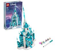 LEGO Disney Princess - Castillo de hielo (43197) con minifiguras de Anna y Elsa de Frozen y Olaf. Kit de construcci n de castillo de Disney. Idea
