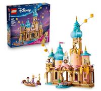 LEGO | Princesas Disney Castillo de Rapunzel de Juguete - Decoración del Dormitorio - 4 Mini Muñecos y Figura de Camaleón - Regalo de Cumpleaños para Niñas de 6+ Años y Fans de Enredados - 43297