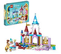 LEGO Disney Princess Creative Castles 43219 , juego de castillo de juguete con mini muñecas y ladrillos de Bella y Cenicienta, juguetes de viaje para niños, niñas y niños a partir de 6 años