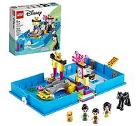 LEGO Disney Princess - Cuentos e Historias: Mulán Juguete Libro Personalizable con Pegatinas que se Abre de Juguete de la Película, Incluye a Muñeca Mulán, Li Shang, Grillo y el Caballo Khan (43174)