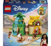 LEGO Disney Princess Diversión en la Isla con Vaiana 43260 | Juguetes para niñas de 5+ años, casa de muñecas, 2 micro muñecas incl. Simea y tobogán, regalo de cumpleaños, 175 piezas