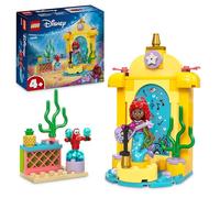 LEGO | Disney Princess Escenario Musical de Ariel Juguete de Construcción con 2 Personajes, Mini Muñeca de La Sirenita y Figura de Cangrejo Sebastián, Regalo para Niñas y Niños de 4 Años o Más 43235