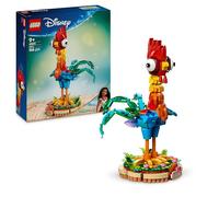 LEGO | Disney Vaiana 2 Heihei Juguete de Construcción - Figura Articulada de Animal con Cabeza Giratoria, Alas Móviles y Plumas en la Cola con Base de Exposición - Regalo para Niñas de 9+ Años 43272