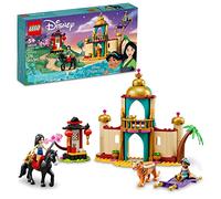 Lego Disney Princess Jasmine and Mulan Adventure 43208 Palace Set, Aladdin & Mulan, Juguete para Construir con Figuras de Caballo y Tigre, Regalos para niños, niñas y niños
